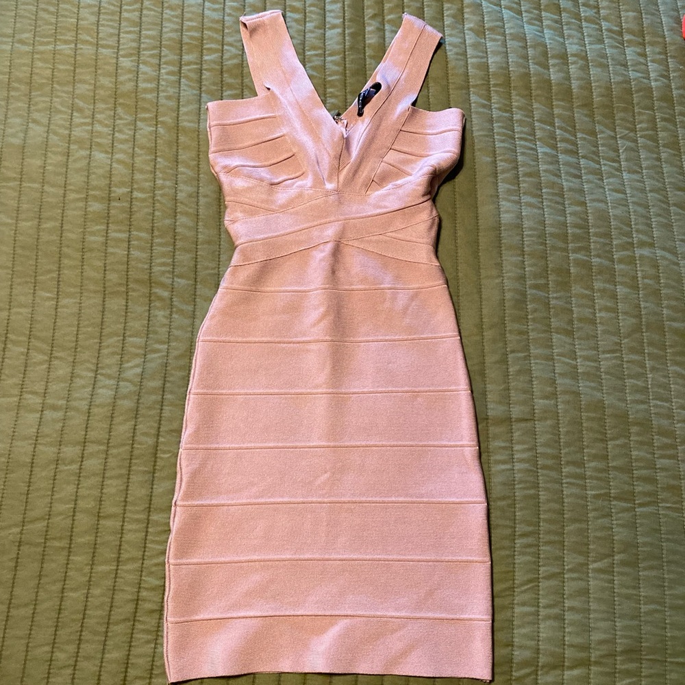 Nude Bebe Bandage Dress